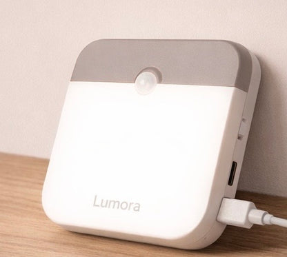 Motion Sensor Light USB Night Light LED Lamp With Switch Rechargeable Inductor Lights For Kitchen Stairs Hallway Closet Bedroom